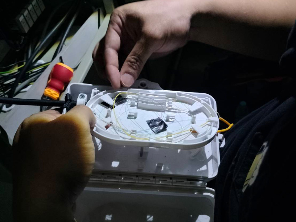 บริการเชื่อมต่อใยแก้วนำแสง Fiber Optic Splicing และตรวจ OTDR สำหรับงานระบบเครือข่าย
