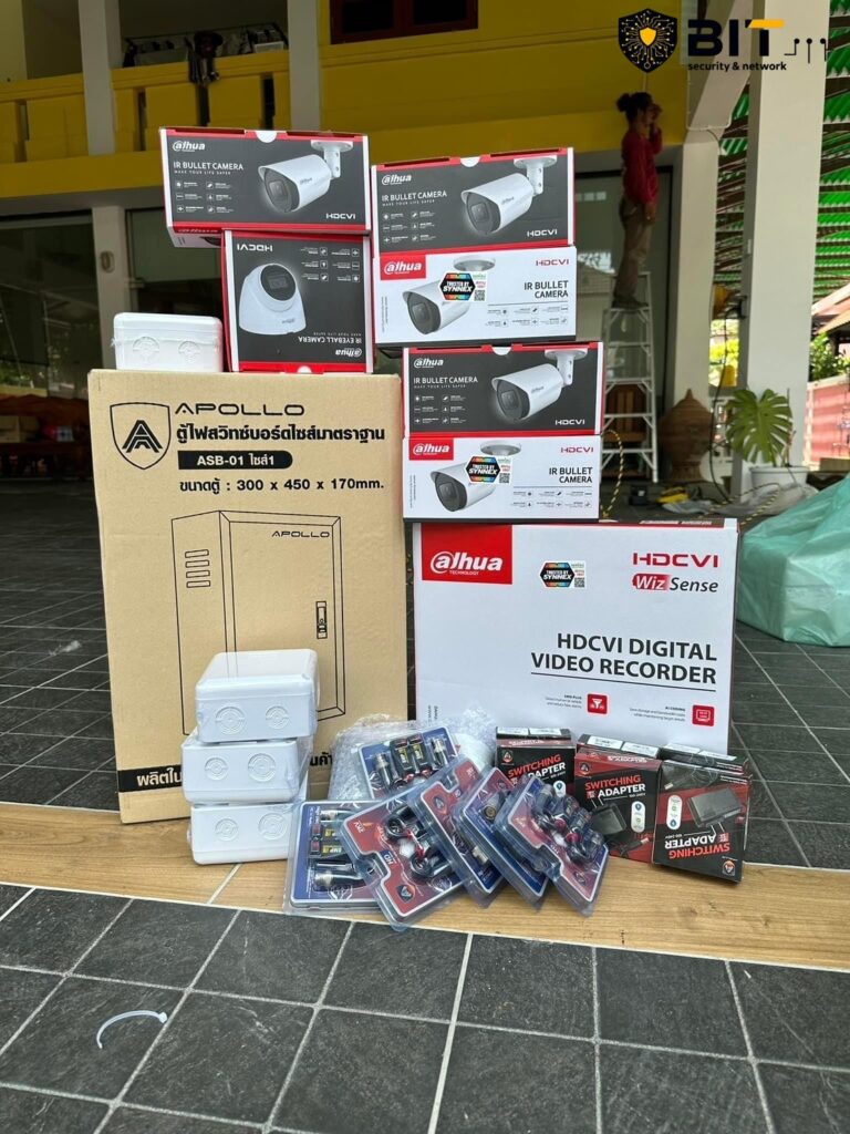 ติดตั้งและซ่อมบำรุงกล้องวงจรปิดทุกระบบ รองรับ IP, Analog, LPR และ Solar CCTV
